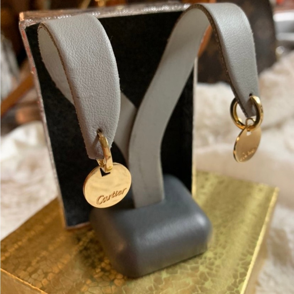 K18 Stamped Real Gold Earring View 6